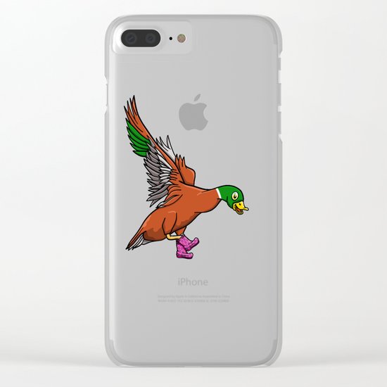 Duck Boots Clear iPhone Case