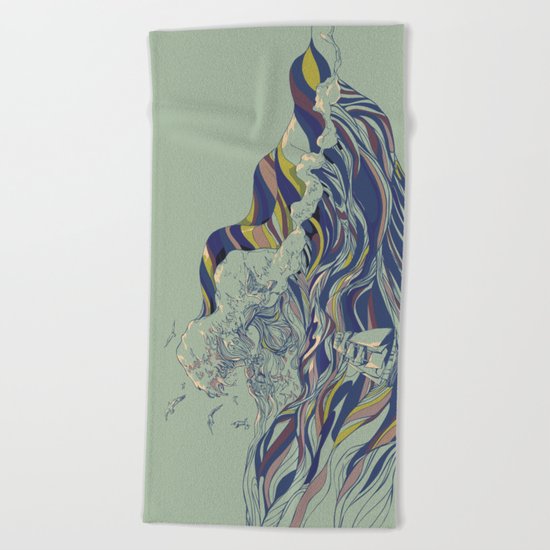 OCEAN AND LOVE Beach Towel