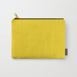 Bold Bright Golden Sunshine Yellow - Plain Solid Block Colors - Banana / Sun / Summer / Sunny / Gold / Cheerful / Primary Colours Carry-All Pouch