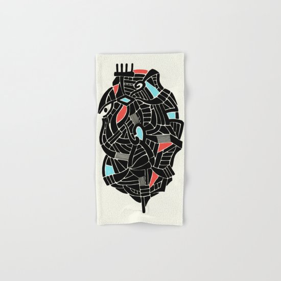 - face for the storm - Hand & Bath Towel