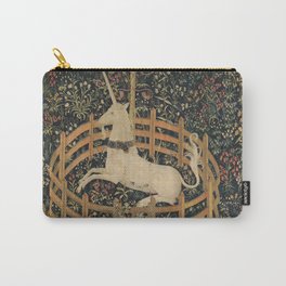 The Unicorn Rests in a Garden (from the Unicorn Tapestries) Carry-All Pouch