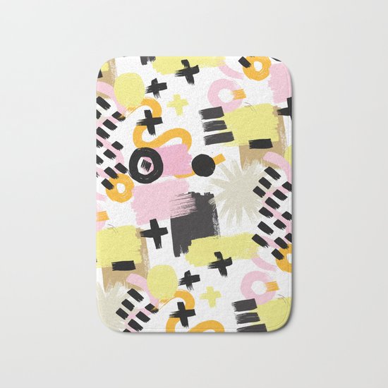 Perception Abstract 001 Bath Mat
