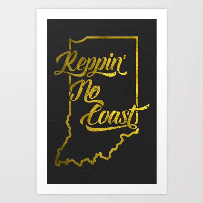 Reppin' No Coast Art Print