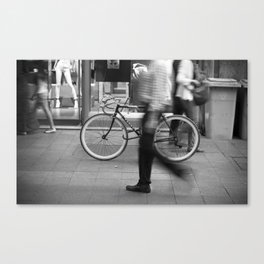 Bicycle is waiting for you Canvas Print
