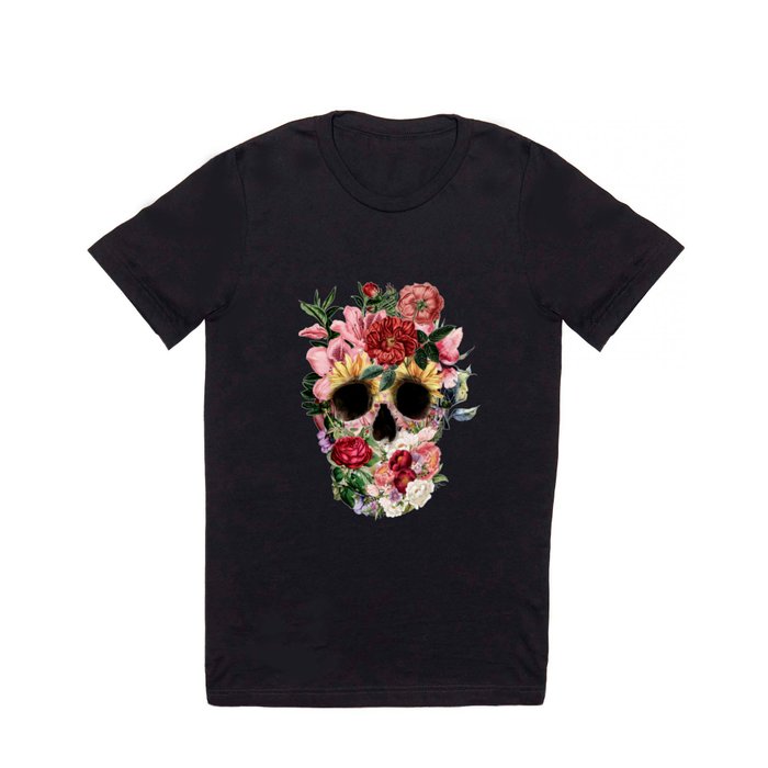 Bloom Skull T Shirt