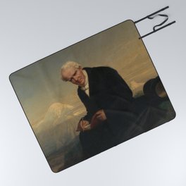 Julius Schrader - Baron Alexander von Humboldt (1769–1859) Picnic Blanket