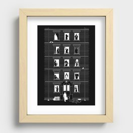 Neighbours Recessed Framed Print