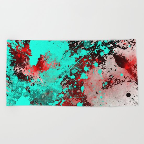 Paint With Feeling Beach Towel