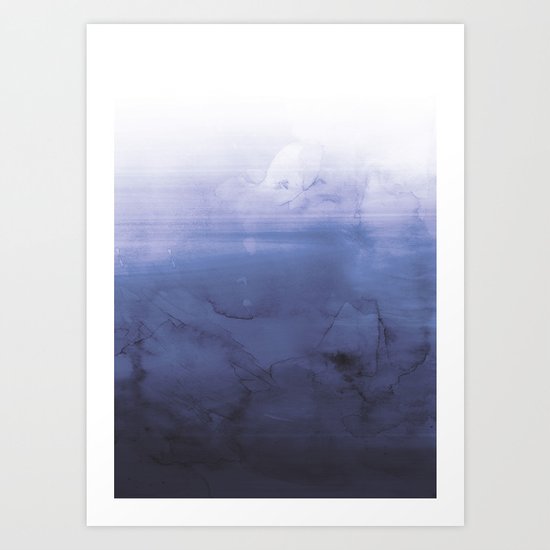 Deep Blue Art Print