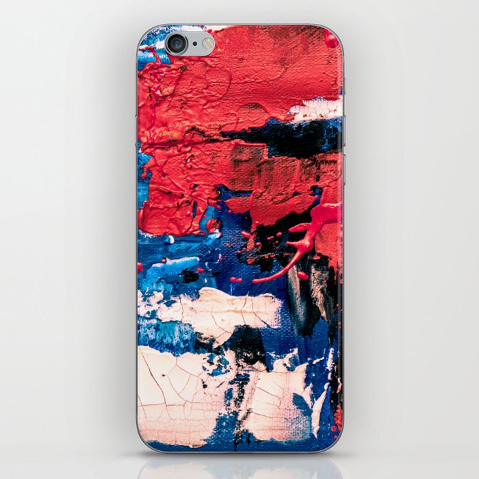 Colorful Abstract Painting iPhone Skin