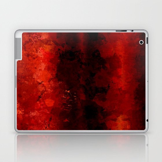 Red and Black Laptop & iPad Skin