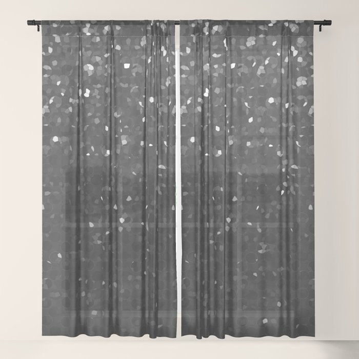 Crystal Bling Strass G283 Sheer Curtain By Medusa81 Society6