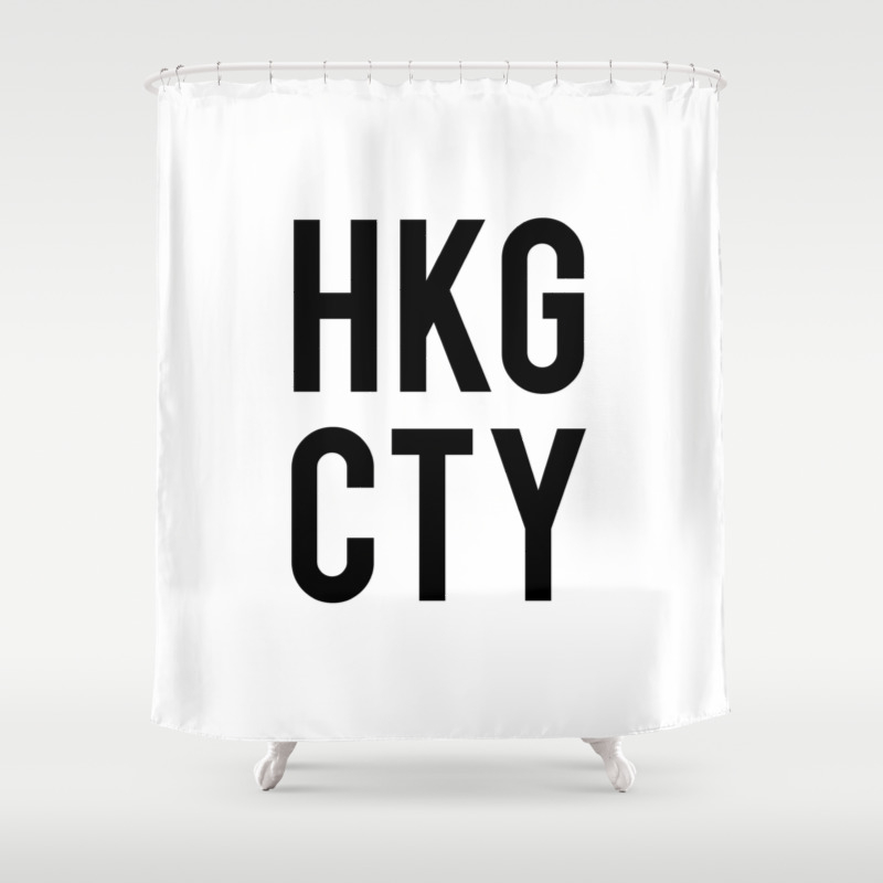 Hong Kong City Shower Curtain By Standardprints Society6