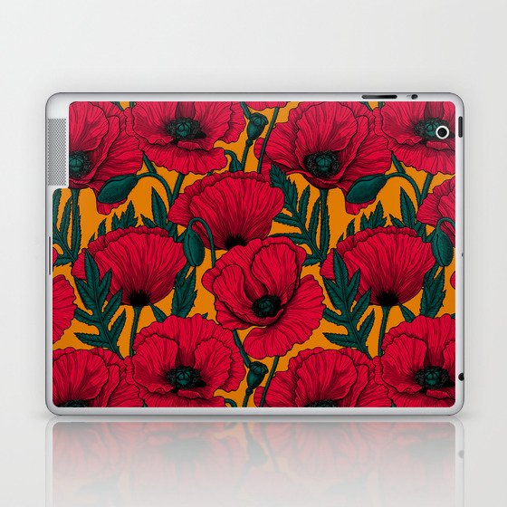 Red poppy garden    Laptop & iPad Skin