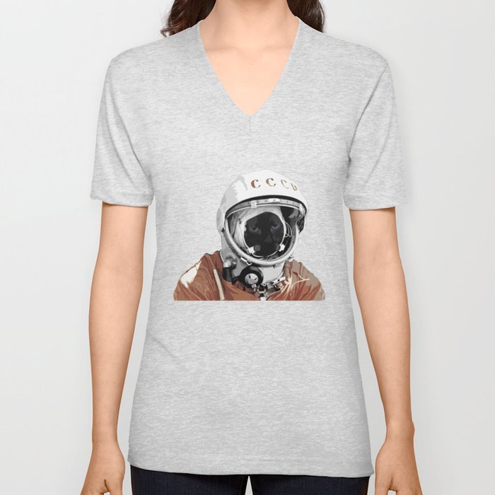 Pixel in space V Neck T Shirt