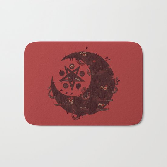 The Dark Moon Compels You to Fuck Shit Up Bath Mat