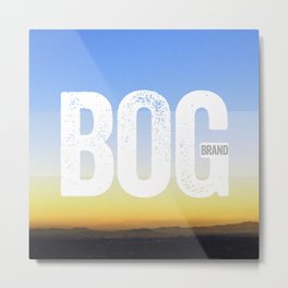 Bog Brand Sunrise Metal Print