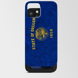 State Flag of Oregon Obverse US Flags Standard Banner Colors iPhone Card Case