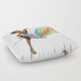 Rainbow Spell Caster Floor Pillow
