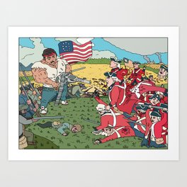The Redcoats Are Coming Art Print