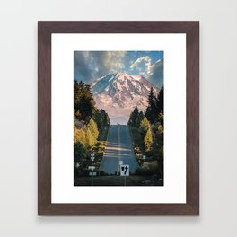 Mt Rainier Framed Art Print