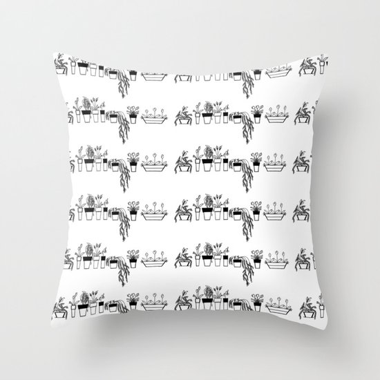 Plants Throw Pillow