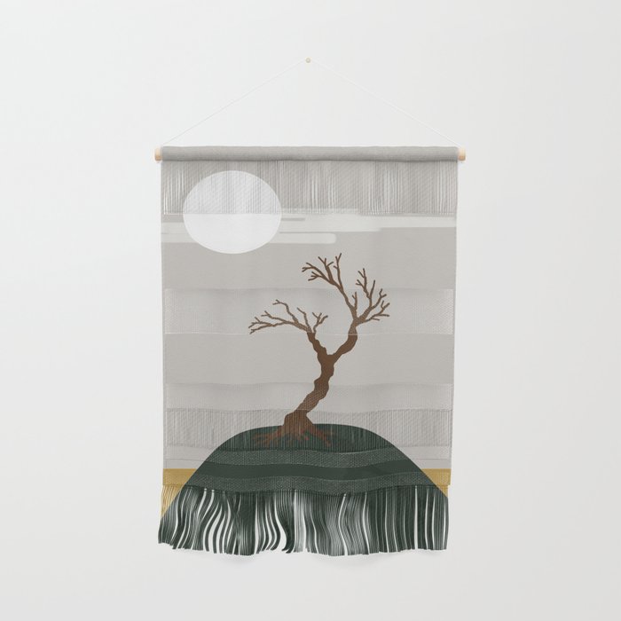 sunset hill Wall Hanging