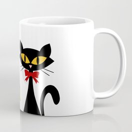 Mid Century Christmas cat Coffee Mug