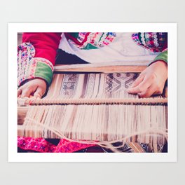 Peru Weaving Fine Art Print  • Travel Photography • Wall Art Art Print