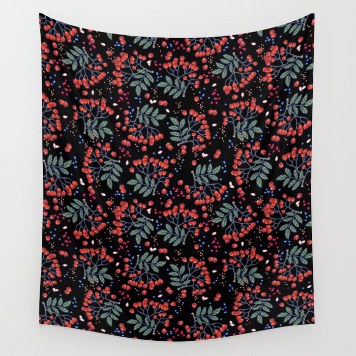 wild berries Wall Tapestry