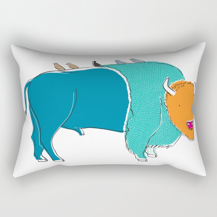 Bristol Bison Rectangular Pillow