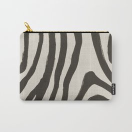 Painted Zebra Carry-All Pouch