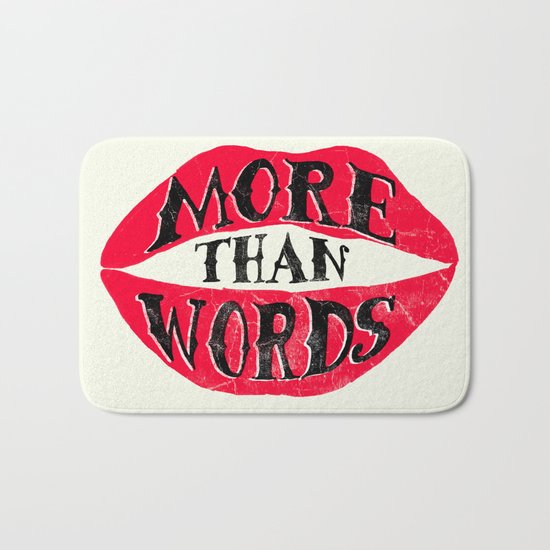 More Than Words Bath Mat
