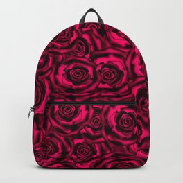Raspberry roses. Backpack