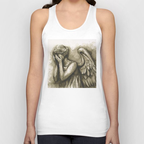 Weeping Angel Unisex Tank Top