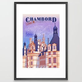 Château de Chambord Framed Art Print