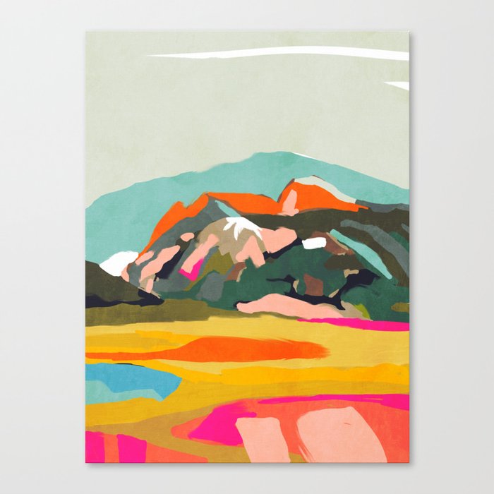 wanderlust abstract Canvas Print