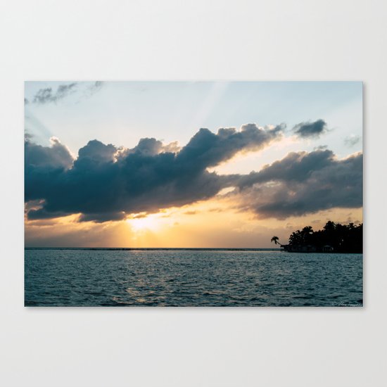 Island Sunset Canvas Print