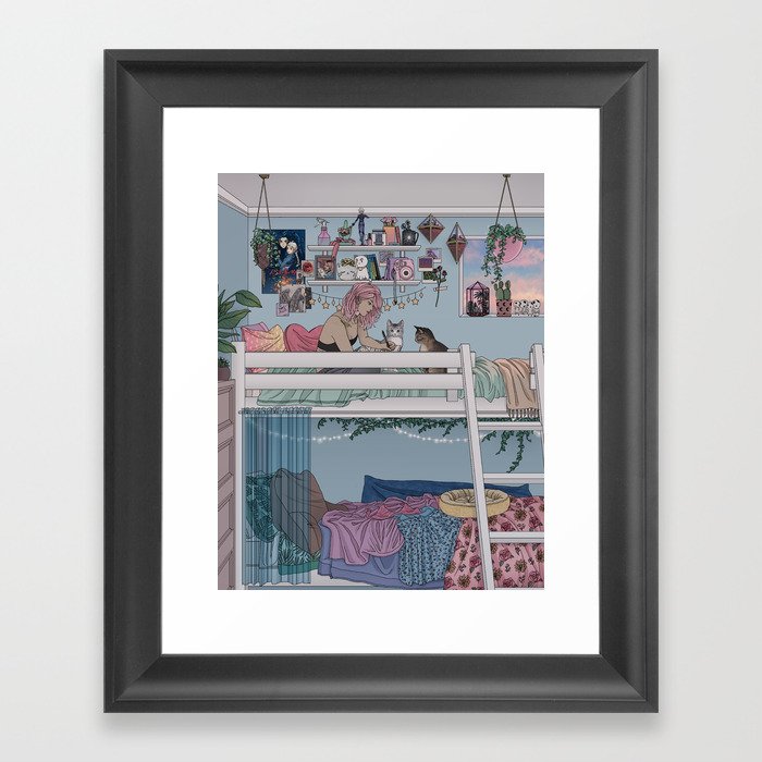 Pastel Daydreams Framed Art Print