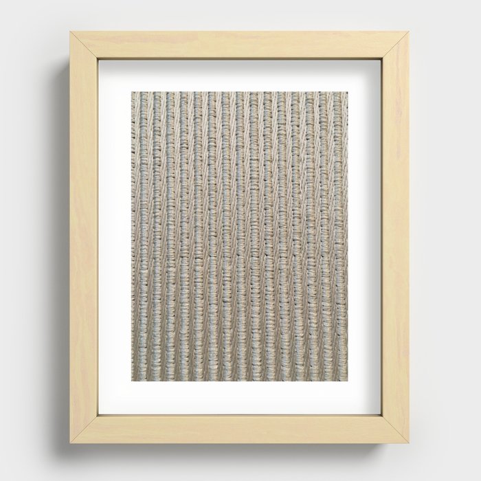 Tight woven texture Recessed Framed Print