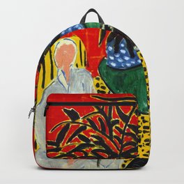 Henri Matisse - Interior with Black Fern 1948  Backpack | 1948, Henrimatisse, Blackfern, Oil, Painting, Interiorwith 