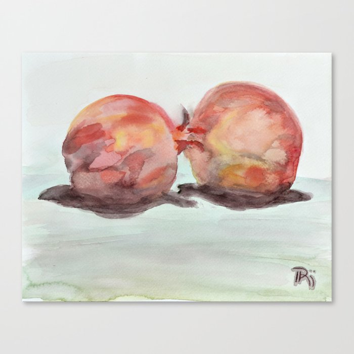 breakfast for two Canvas Print
