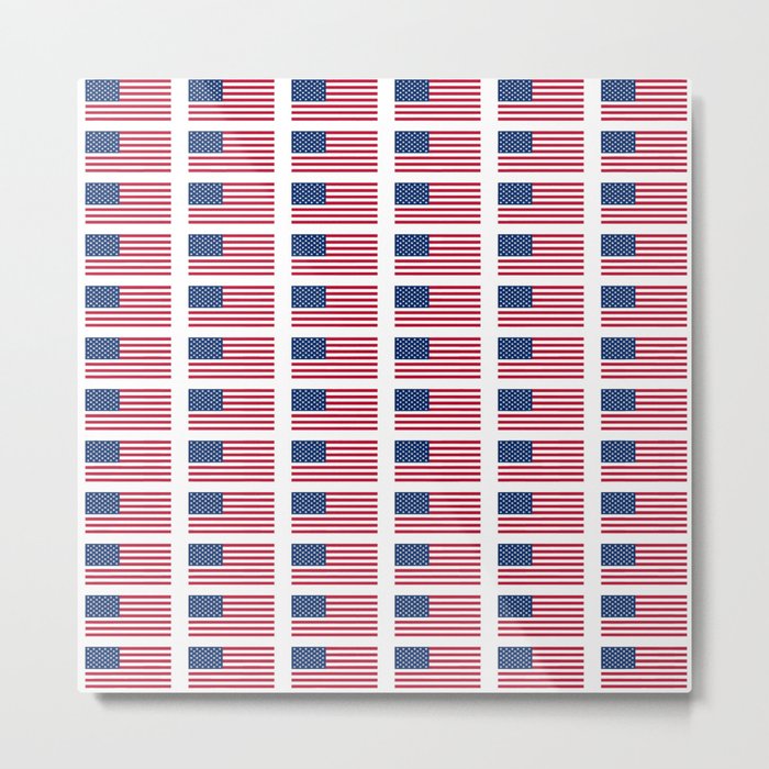 american flag 2-Usa,america,us,stars and strips, patriotic,patriot,united states,american,spangled Metal Print