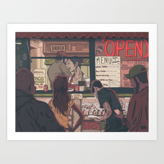 Late Night Cravings Art Print