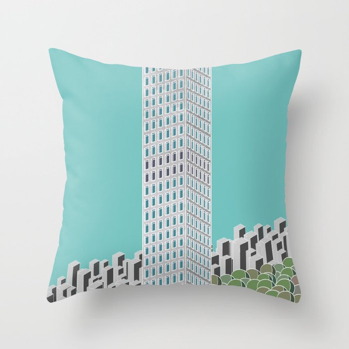 432 Park Ave Throw Pillow