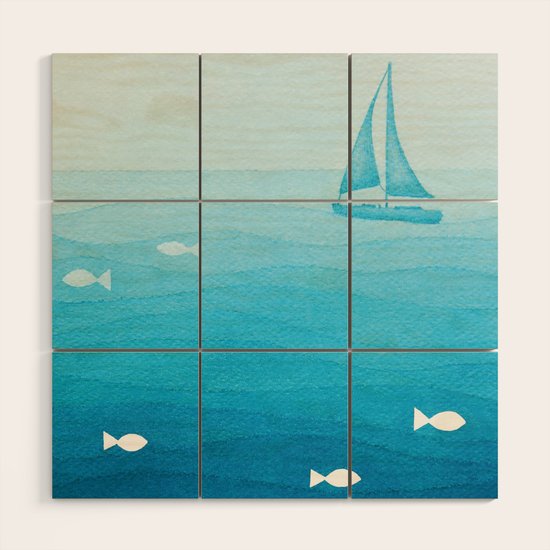 Sailboat Art Ilration Wood Wall By Vapinx Society6 - Sailboat Wall Artwork Sailboat Art Ilration Wood Wall By Vapinx Society6 - Sailboat Wall Artwork