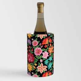 Floral Pattern from Oaxaca by Akbaly Wine Chiller
