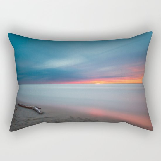 Sunset pastel #ocean Rectangular Pillow