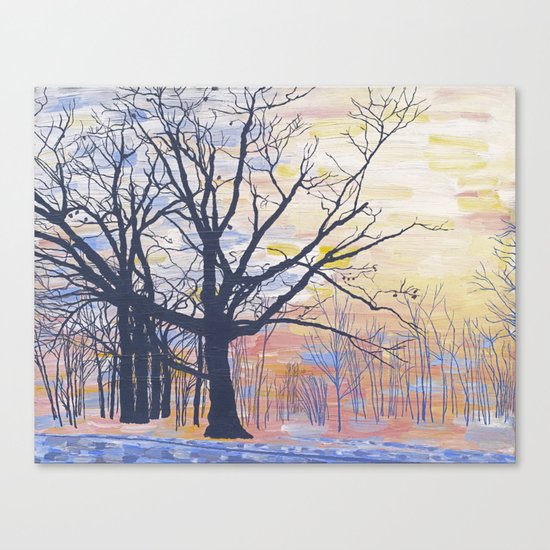 Kew Gardens, from the north-east Canvas Print