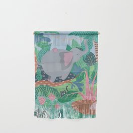 The Elephant is a funny bird Wall Hanging